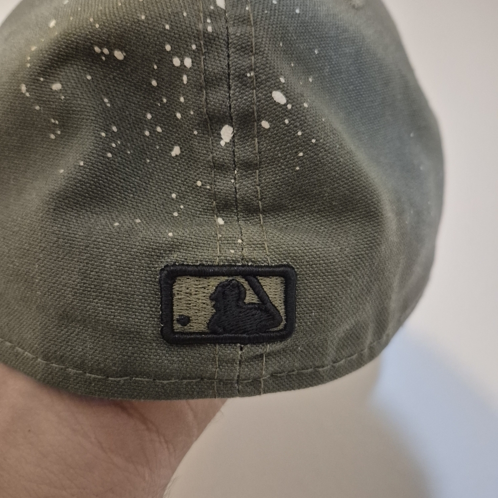 New Era Olive Green Splatter Hat - Picture 3 of 4